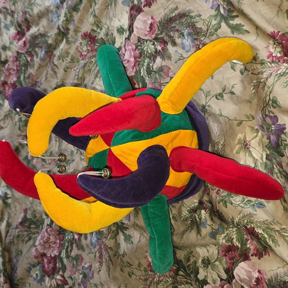 Colorful Jester Hat with Bells (Rare HTF)
